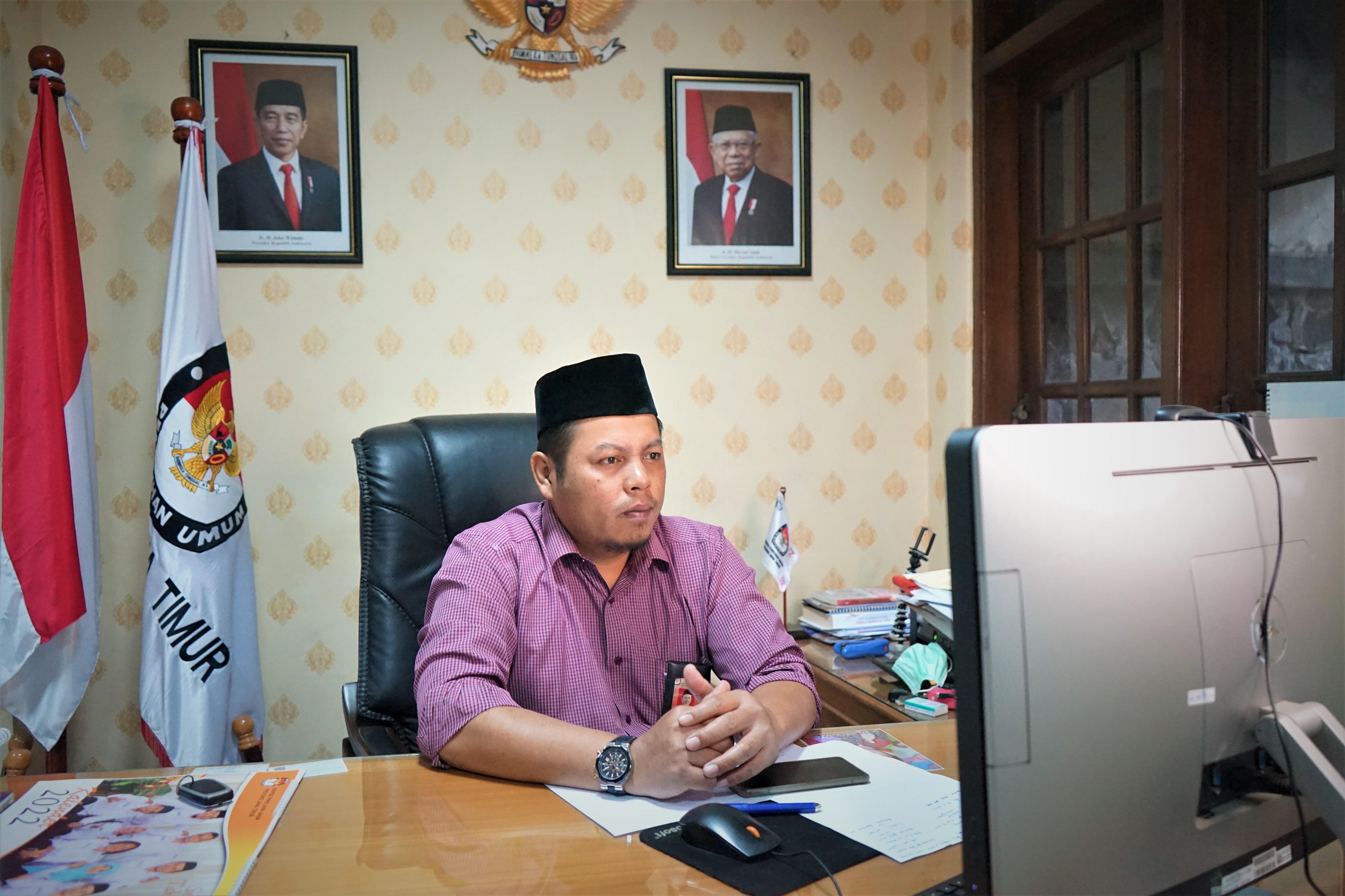 Ketua KPU Jatim, Choirul Anam